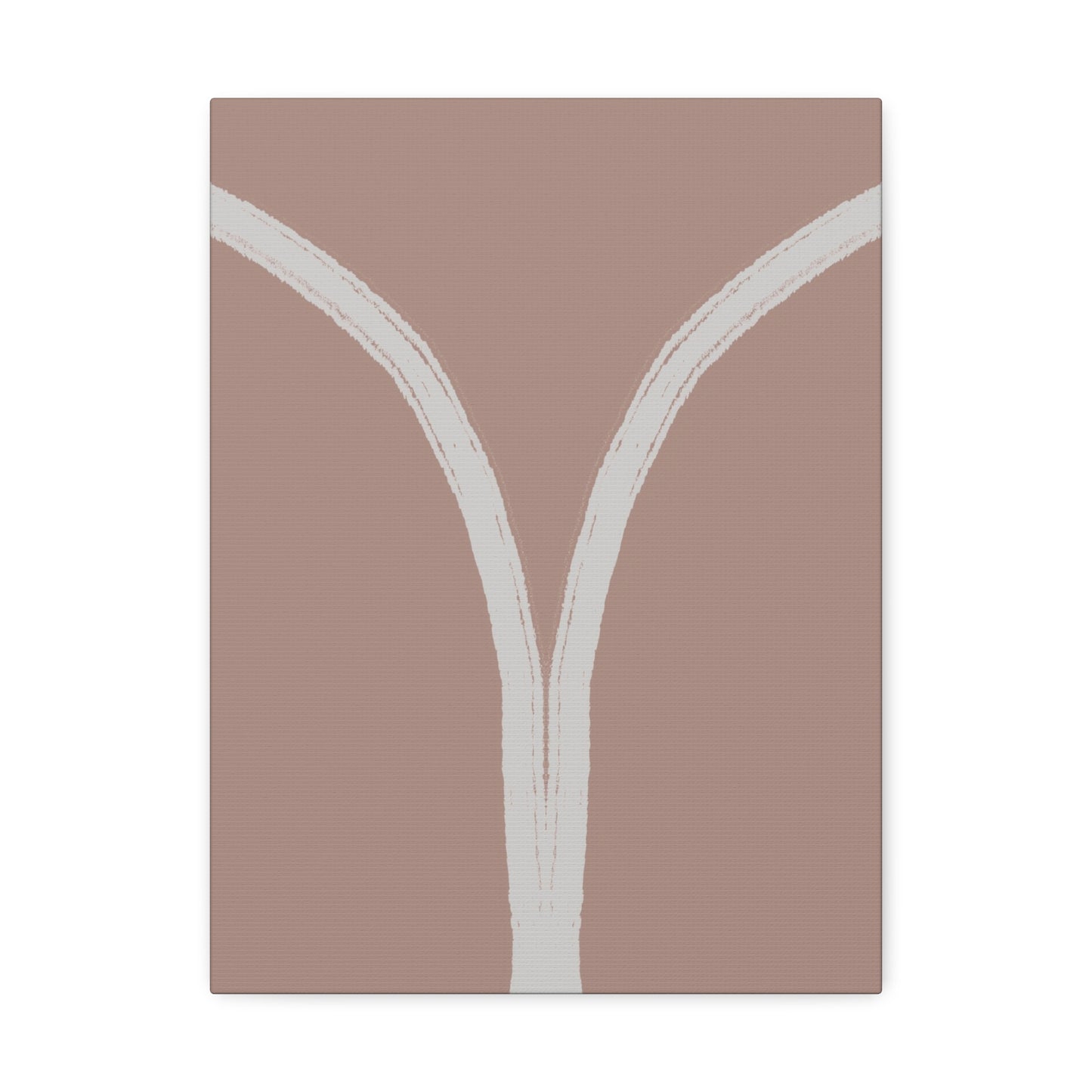 Le Chemin toile abstraite minimaliste beige tons doux art mural