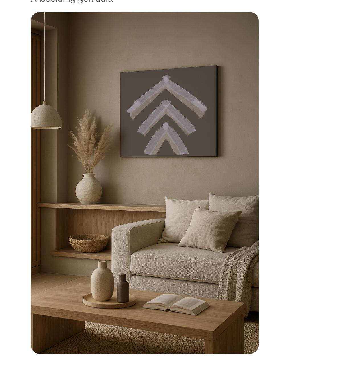 Toile Abstraite Let's Go – Mouvement, Élan, Énergie Positive (76 x 60 cm)