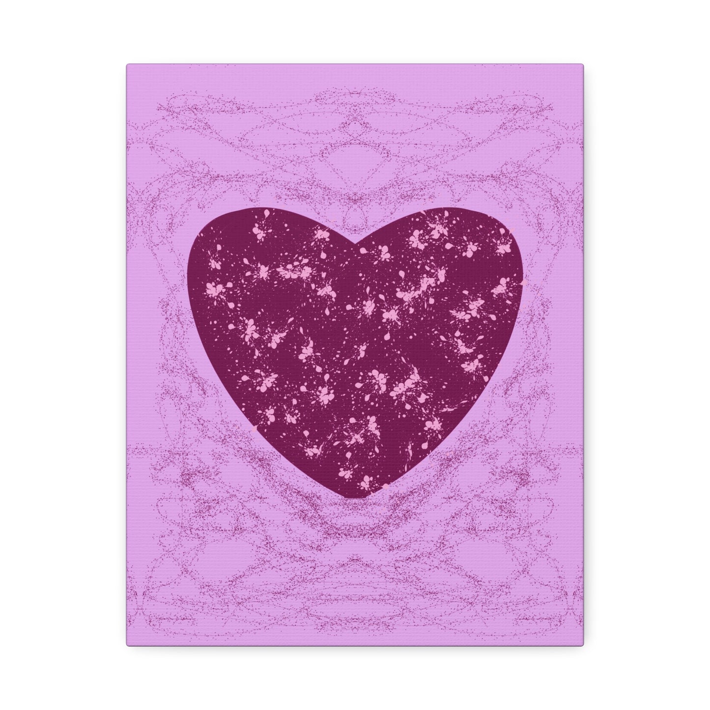 Toile murale Cœur Prune Fumée – Les tons 2026 qui subliment le bois et la pierre