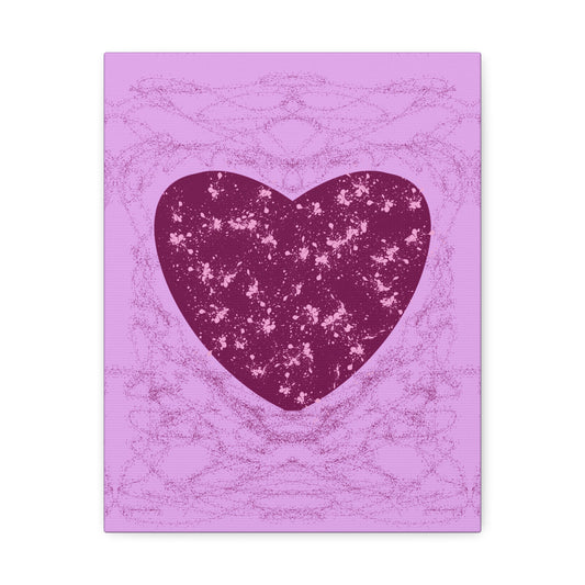 Toile murale Cœur Prune Fumée – Les tons 2026 qui subliment le bois et la pierre